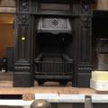 Arts and craft combination fireplace. Cast iron 1461250009588